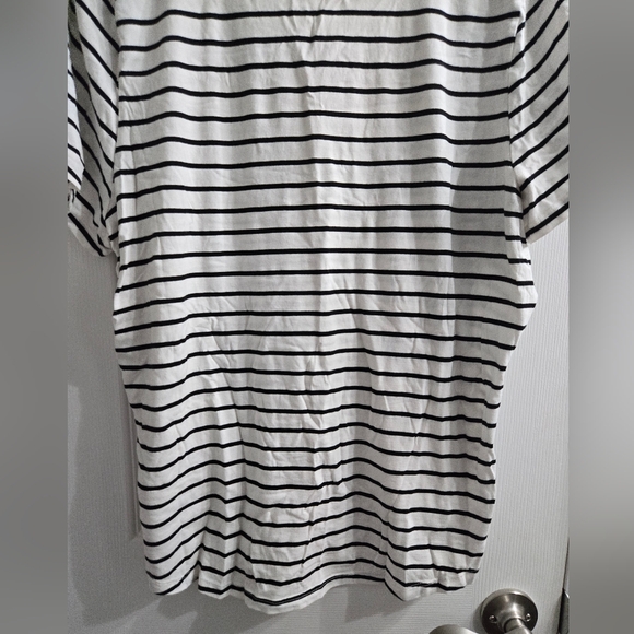 Banana Republic Je T'adore Supima Cotton Tee XL stripes - Picture 3 of 4